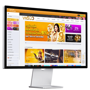 Giao diện website VN500 – nhà cái cá cược quốc tế uy tín, nạp rút nhanh, hỗ trợ 24/7 cho người Việt.