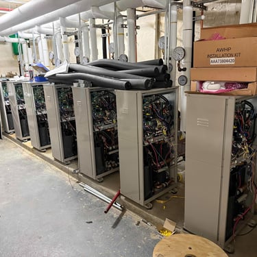 Commercial mechanical room with electrical installation in Reading PA