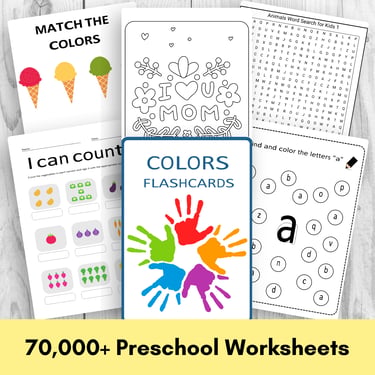 Preschool worksheets