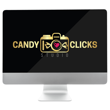 Professional logo design portfolio for Candy Clicks Studio.