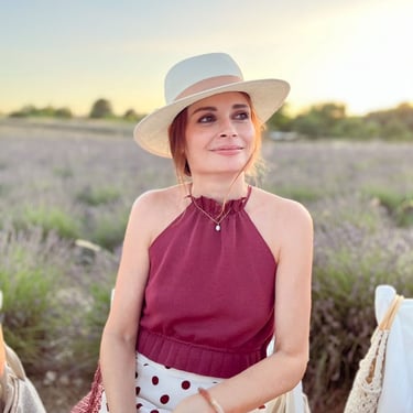 Cécile fondatrice de la marque Garrigue