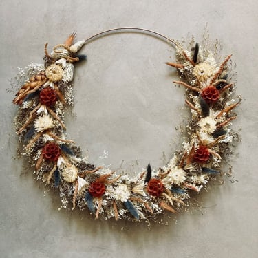 couronne fleurs séchées Lulé Créations