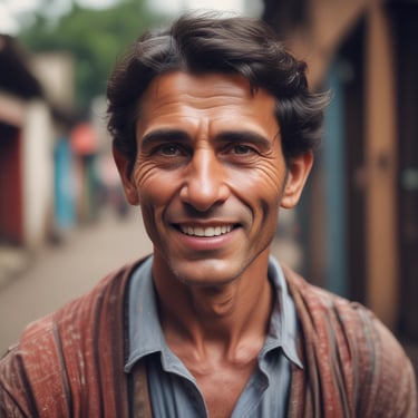 3 men standing on yellow metal fence during daytime