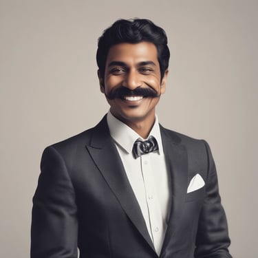 man standing near balcony