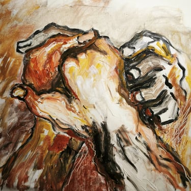 Union - Acrylique sur toile - 40X40 - 2025