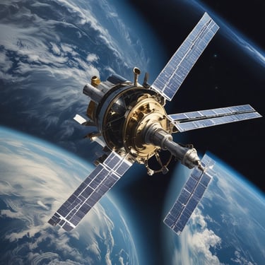 Earth observation with Space borne Satellites for Natural Disaster management and Climate Change 