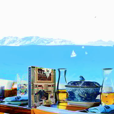 Benoît Daniel-Pham, oil painting, fashion illustration, Assouline, Valentino