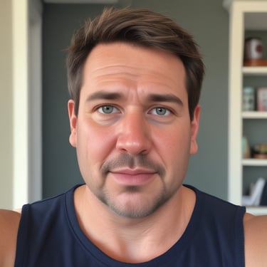 A man is in the air with a kite