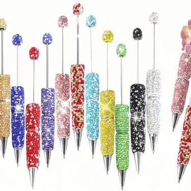 Glitter Beadable Pen