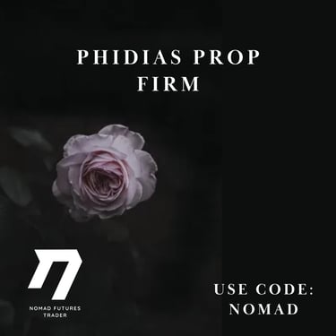 Phidias Prop Firm promo code brought to you by Nomad Futures Trader