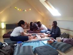 atelier de massage bébé collectif