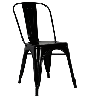 silla negra