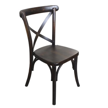 silla crossback de madera