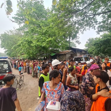 myanmar earthquake relief