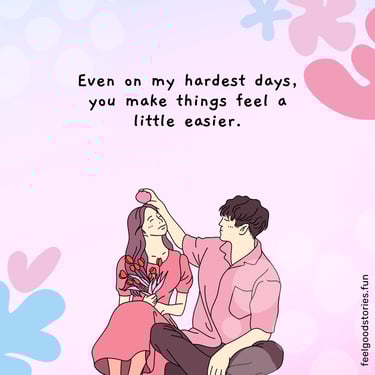 Kind of love which gives you peace