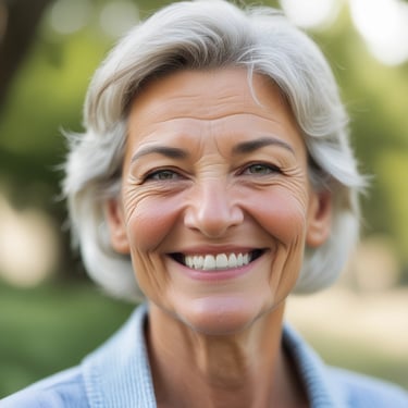 woman wearing black crew-neck shirt