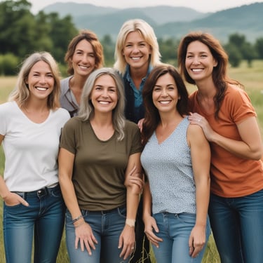 woman wearing black crew-neck shirt