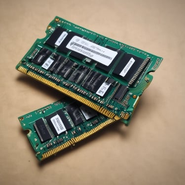 Close-up of a sleek SSD and RAM kit on a modern desk setup.