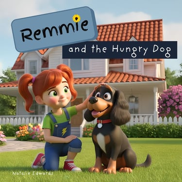Remmie and the Hungry Dog children’s book for toddlers with speech delay