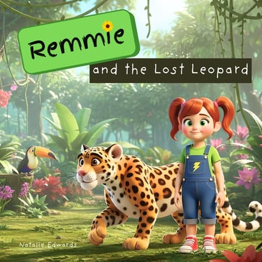Remmie and the Lost Leopard children’s book supporting delayed speech and non-verbal toddlers