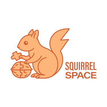 Squirrel Space logo, Gold sponsor of the Social Connections Summit