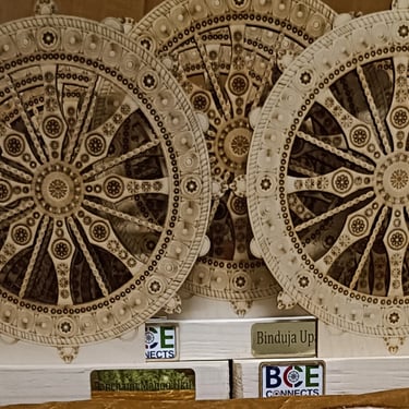 Handcrafted wooden trophies