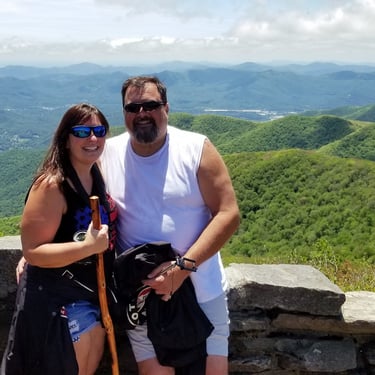 couple in Tn mountains