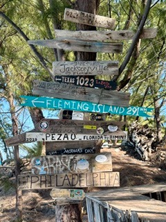 Directional Signs, Bimini Bahamas