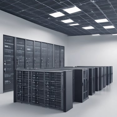 A smiling middle-aged man in business casual attire sitting at a desk with a laptop.