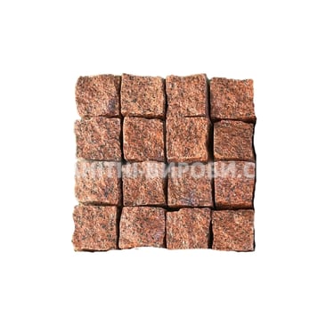 Колота гранітна бруківка лізник 10*10*10