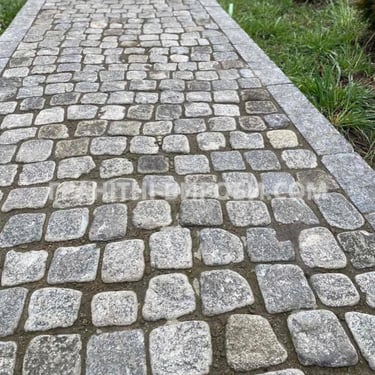 Галтована гранітна бруківка габро 10*10*5