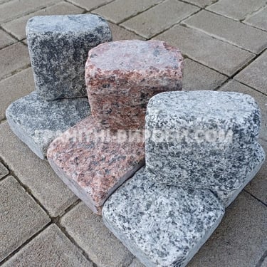 Галтована гранітна бруківка покостівка 10*10*5