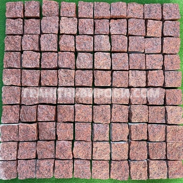 Колота гранітна бруківка лізник 10*10*5