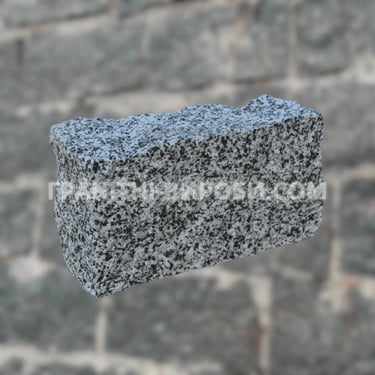 Колота гранітна бруківка покостівка 20*10*5