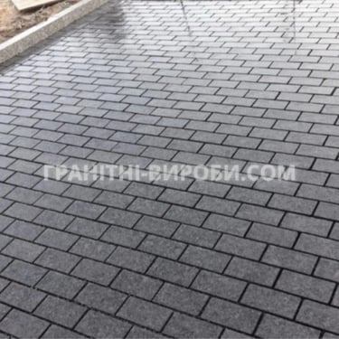 Пилена гранітна бруківка габро 20*10*5