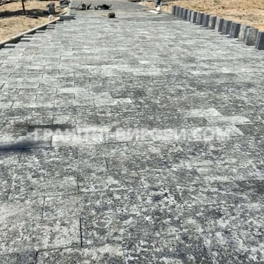 Пилена гранітна бруківка лабрадорит 20*10*5