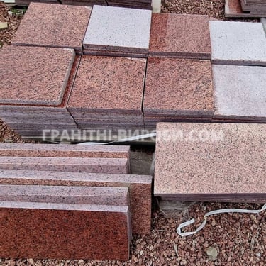 Гранітна плитка з Лізниківського граніту