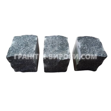 Колота гранітна бруківка габро 8*8*8