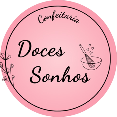 logotipo confeitaria doces sonhos