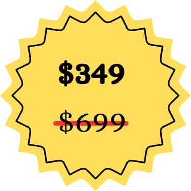 $349 get started package after 50% off