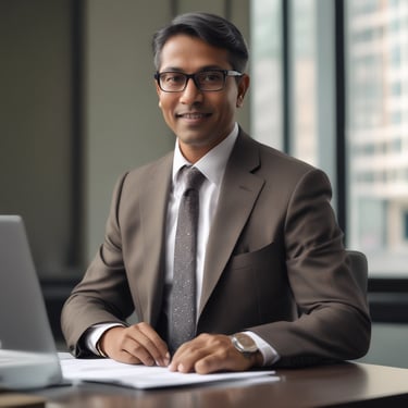 A professional headshot of a smiling businesswoman in a modern office setting.