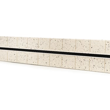 ERGOVENT LINEO PRO PUZZLE 1-slot moulage 20x1050mm front view showing slot grille and puzzle lock edges