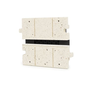 ERGOVENT LINEO PRO PUZZLE 1-slot moulage 20x200mm front view showing slot grille and puzzle lock edges