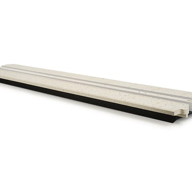 ERGOVENT LINEO PRO PUZZLE 2-slot moulage 20x1050mm showing dual puzzle lock joint and gypsum texture