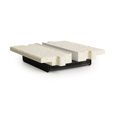 ERGOVENT LINEO PRO PUZZLE 1-slot moulage 20x200mm showing puzzle lock joint and gypsum texture