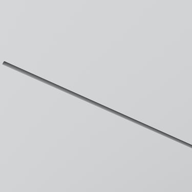 ERGOVENT LINEO PRO PROFILE diffuser flush-installed in white ceiling showing seamless invisible slot grille