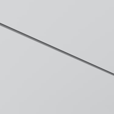 ERGOVENT LINEO PRO single-slot diffuser flush-installed in white ceiling showing seamless invisible slot grille
