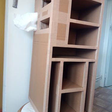 table de nuit en carton