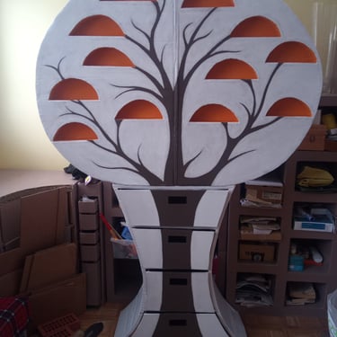 Arbre à lunettes en carton