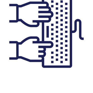 a keyboard and a hand holding a keyboard